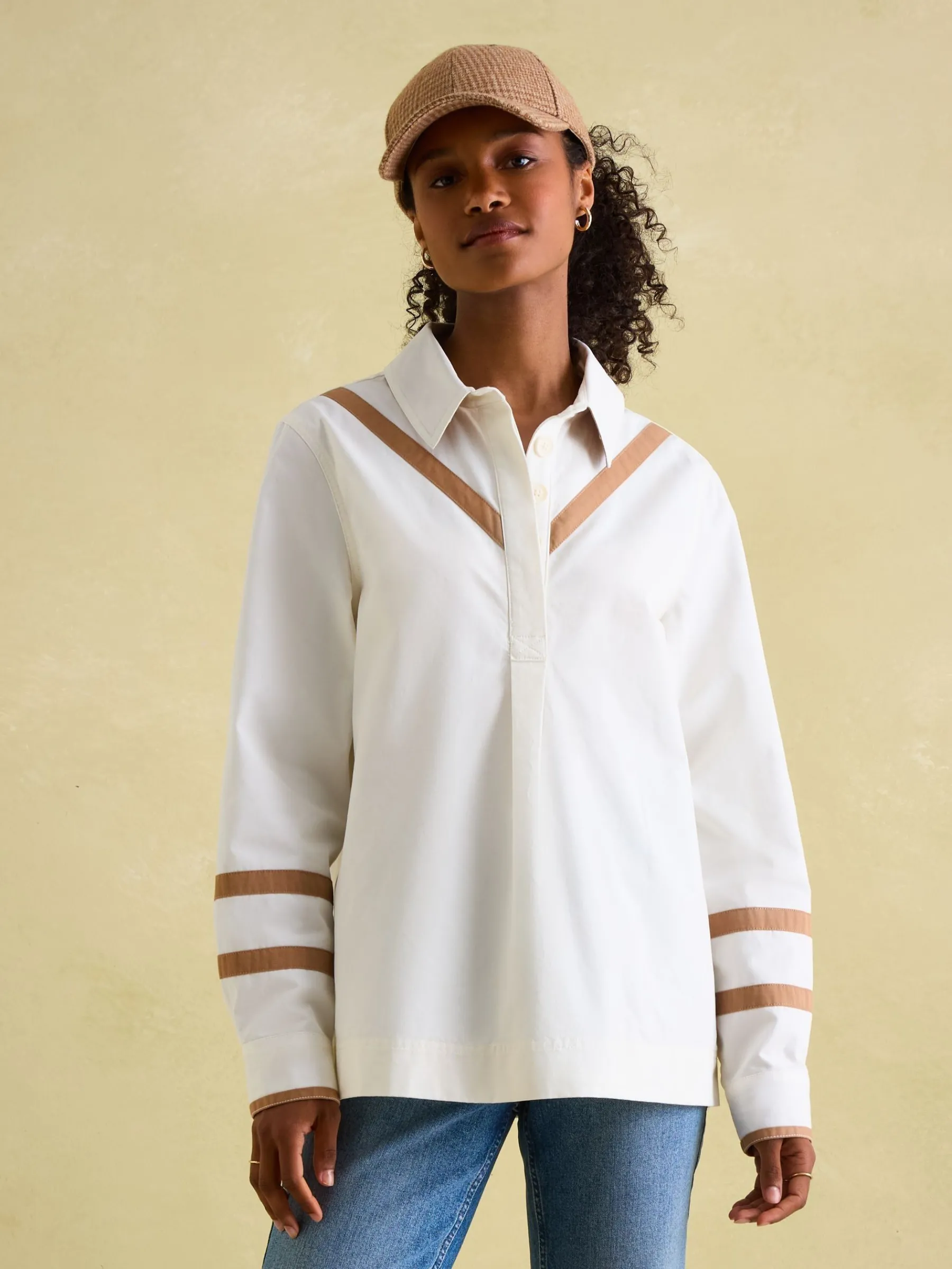 Brinley Cotton Deck Shirt<Joules Online