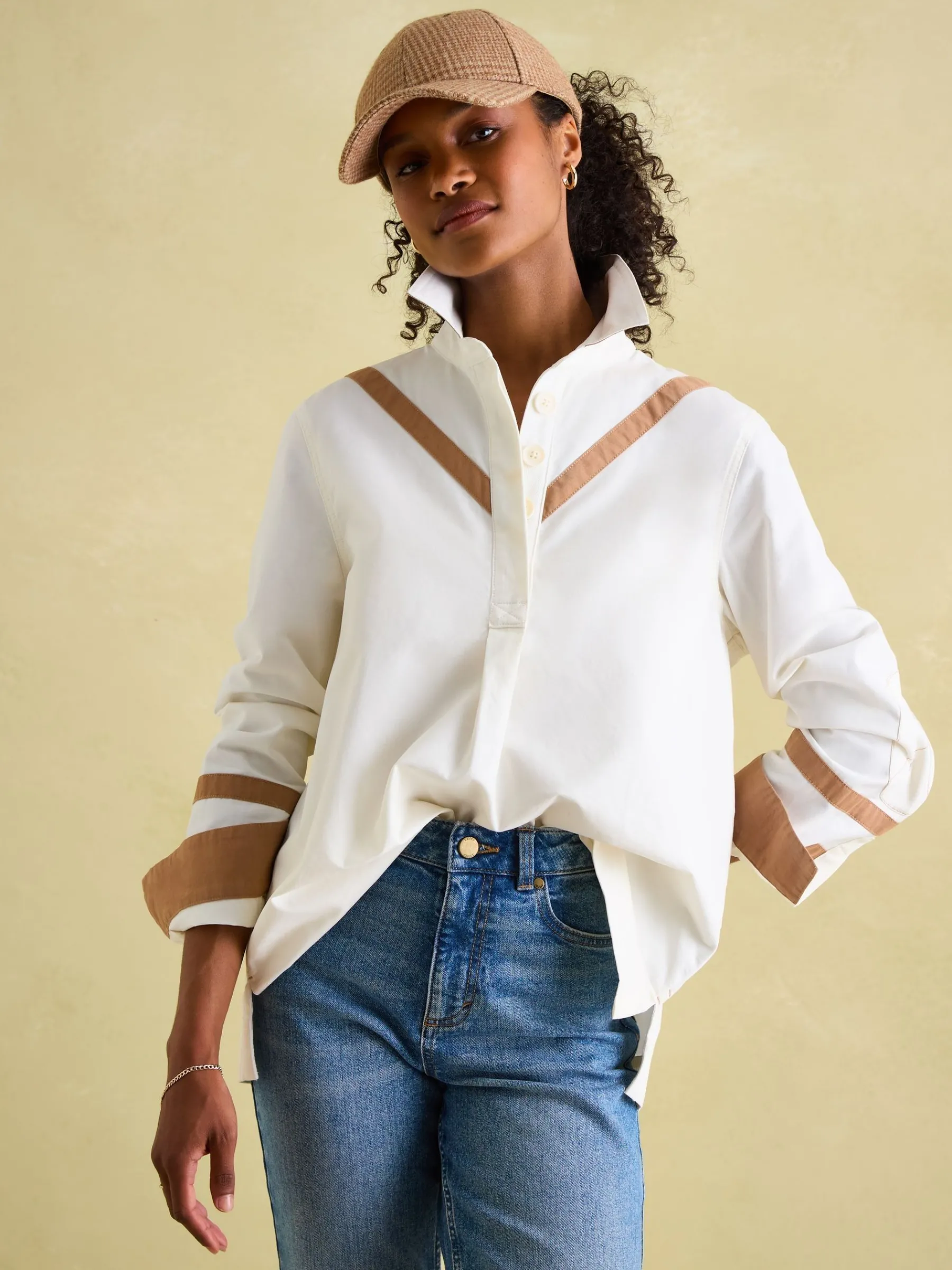 Brinley Cotton Deck Shirt<Joules Online