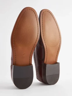 Brown Leather Oxford Brogues<Joules Discount