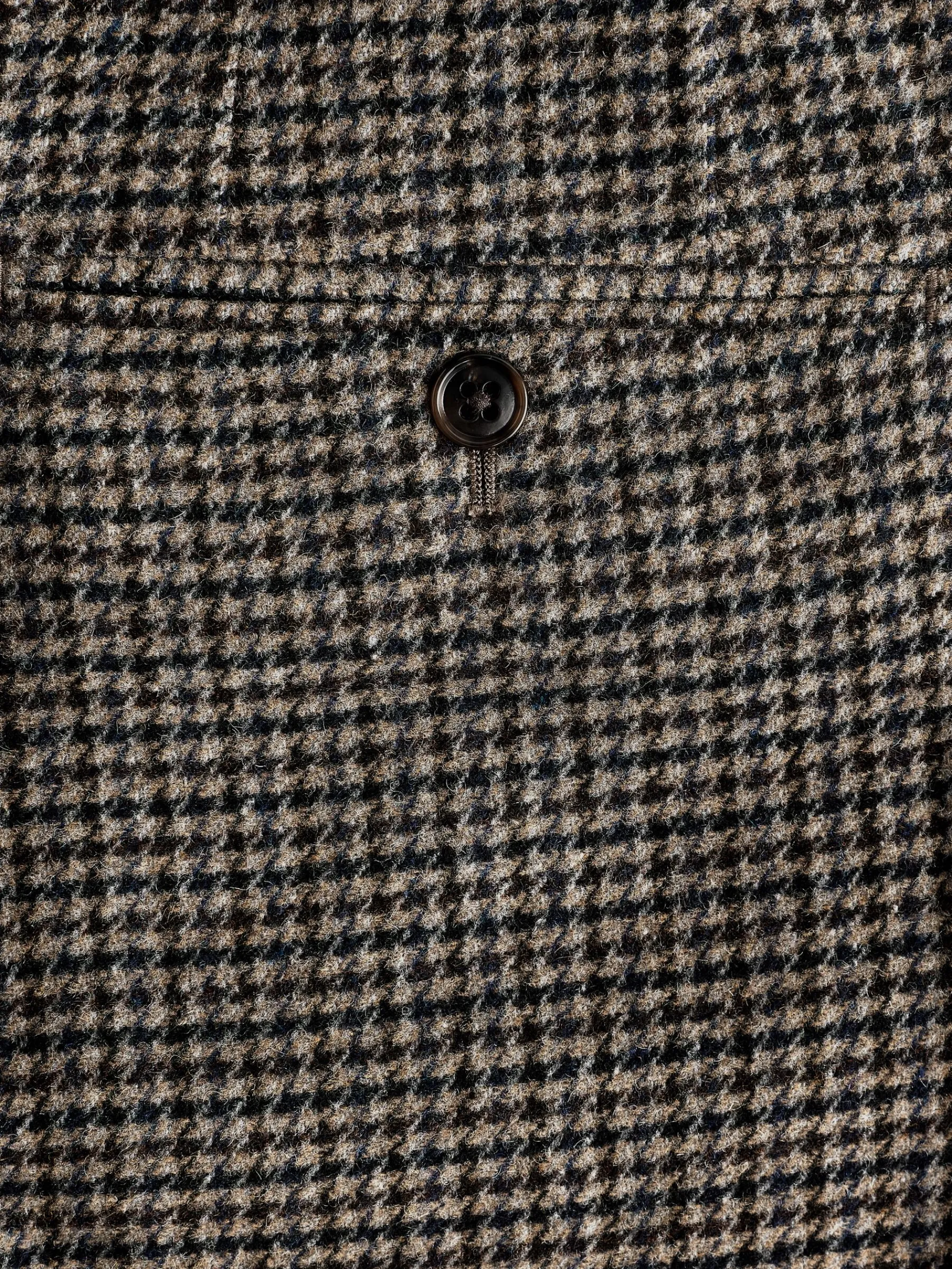 Slim Fit Dogtooth Texture Suit Trousers<Joules Best
