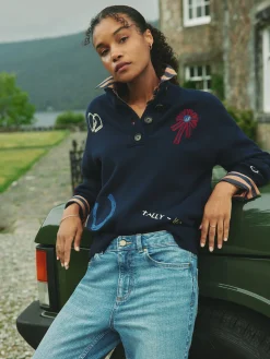 Buckley Horse Embroidered Jumper<Joules New