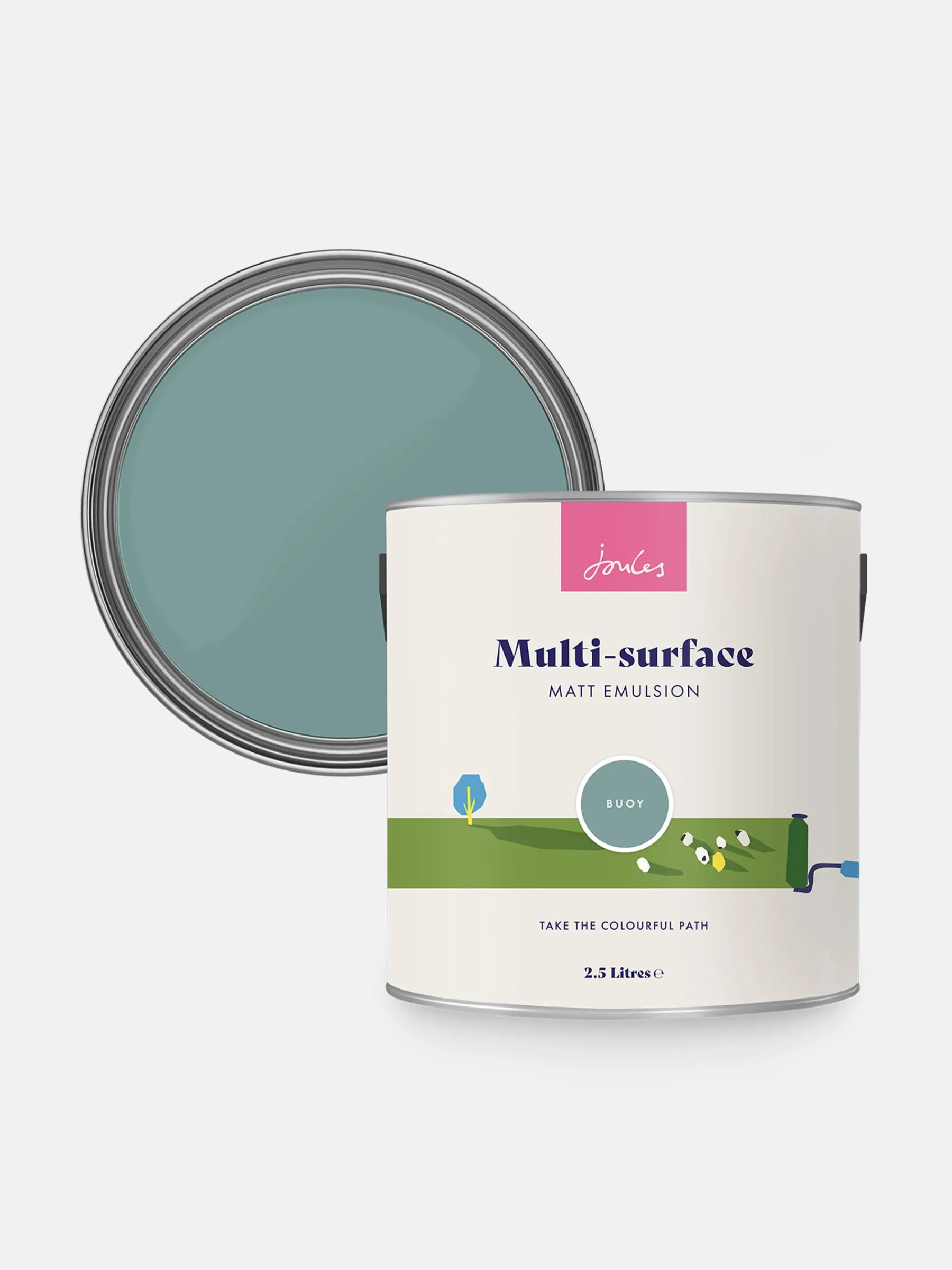 Buoy Blue Multi Surface Matt Emulsion<Joules New