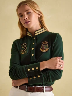 Carrington Premium Long Sleeve Polo Shirt<Joules