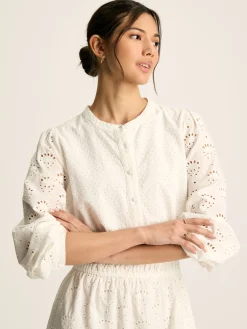 Cassie Broderie Maxi Dress<Joules Best