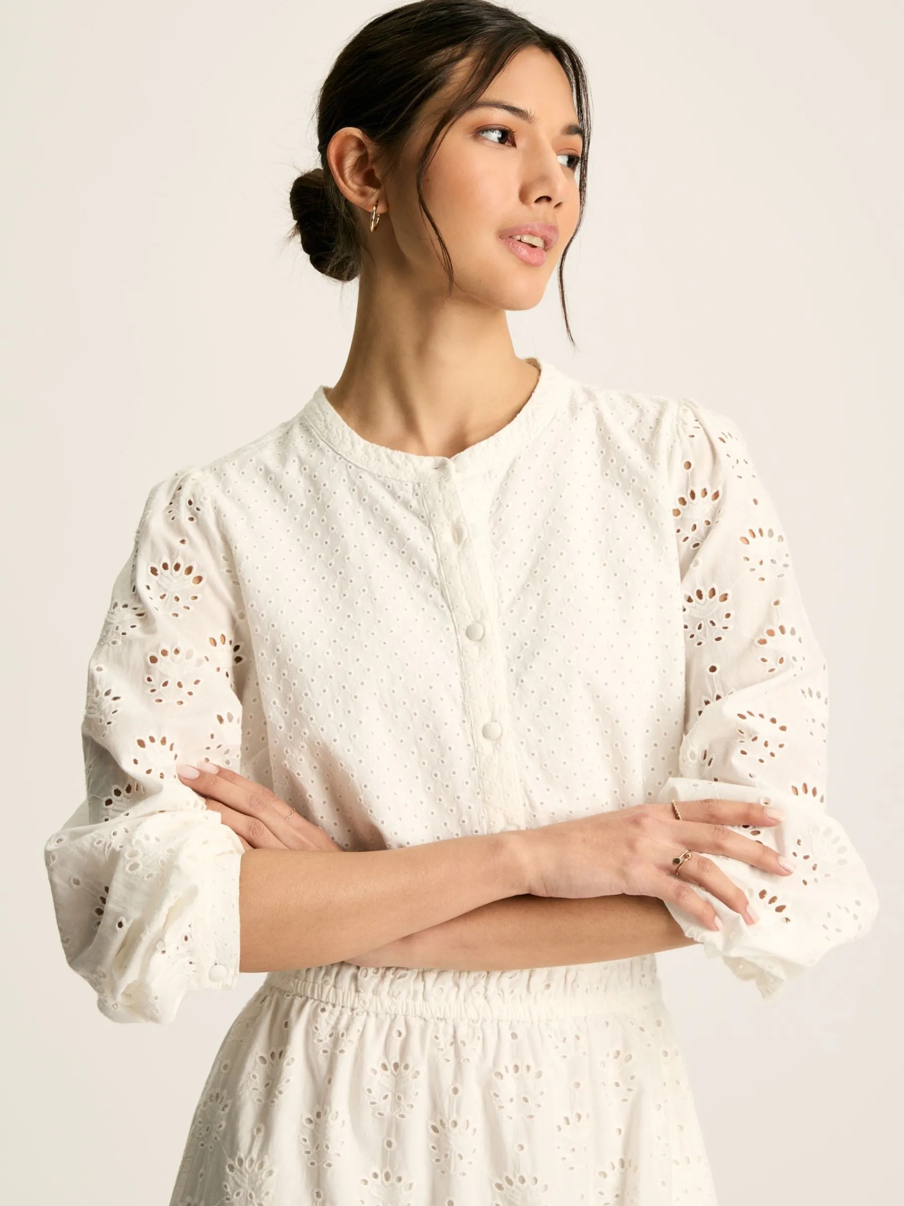 Cassie Broderie Maxi Dress<Joules Best