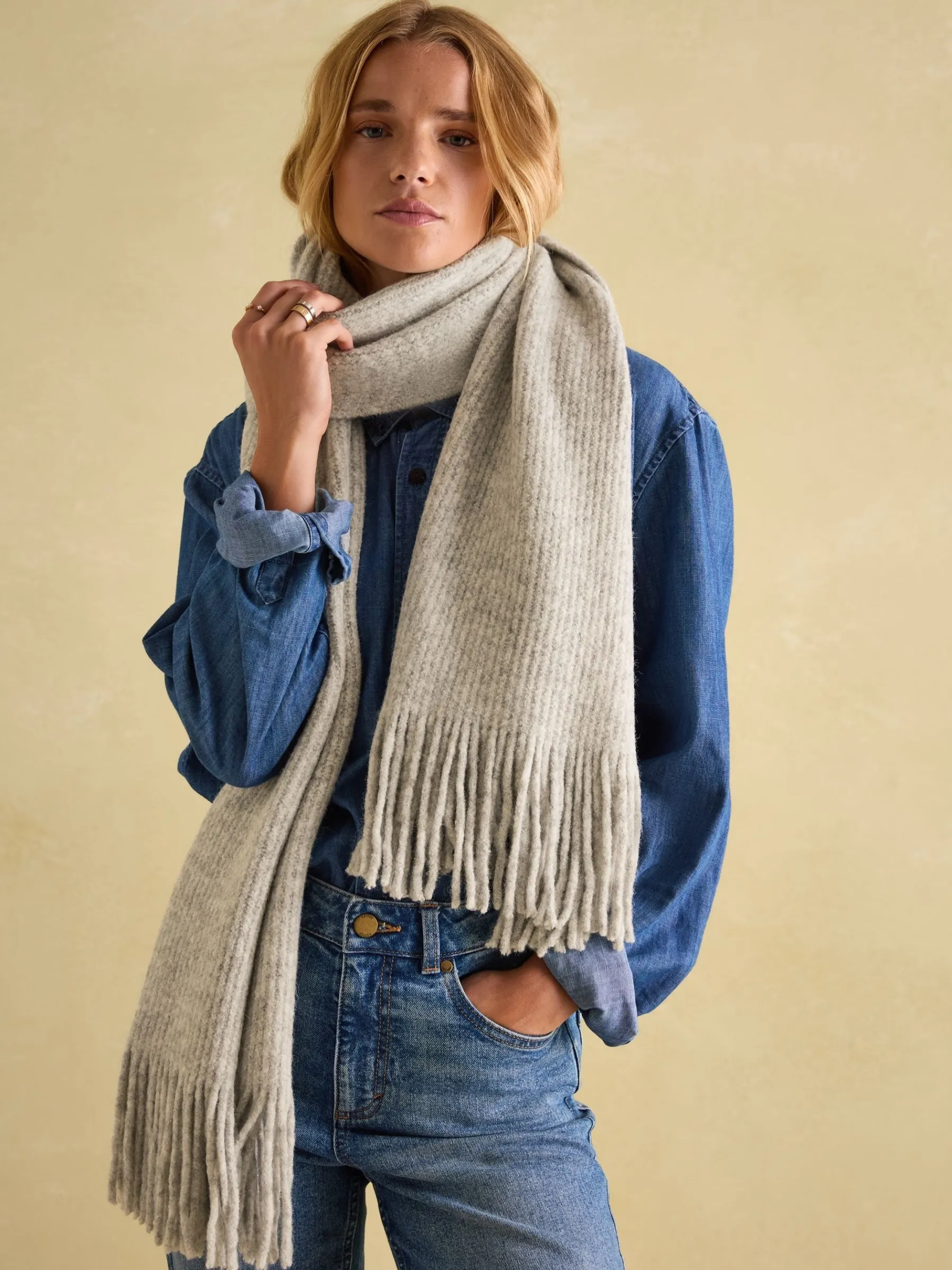 Caversham Knitted Scarf<Joules