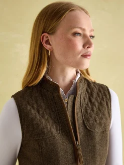 Cawthorne Tweed Gilet<Joules Hot