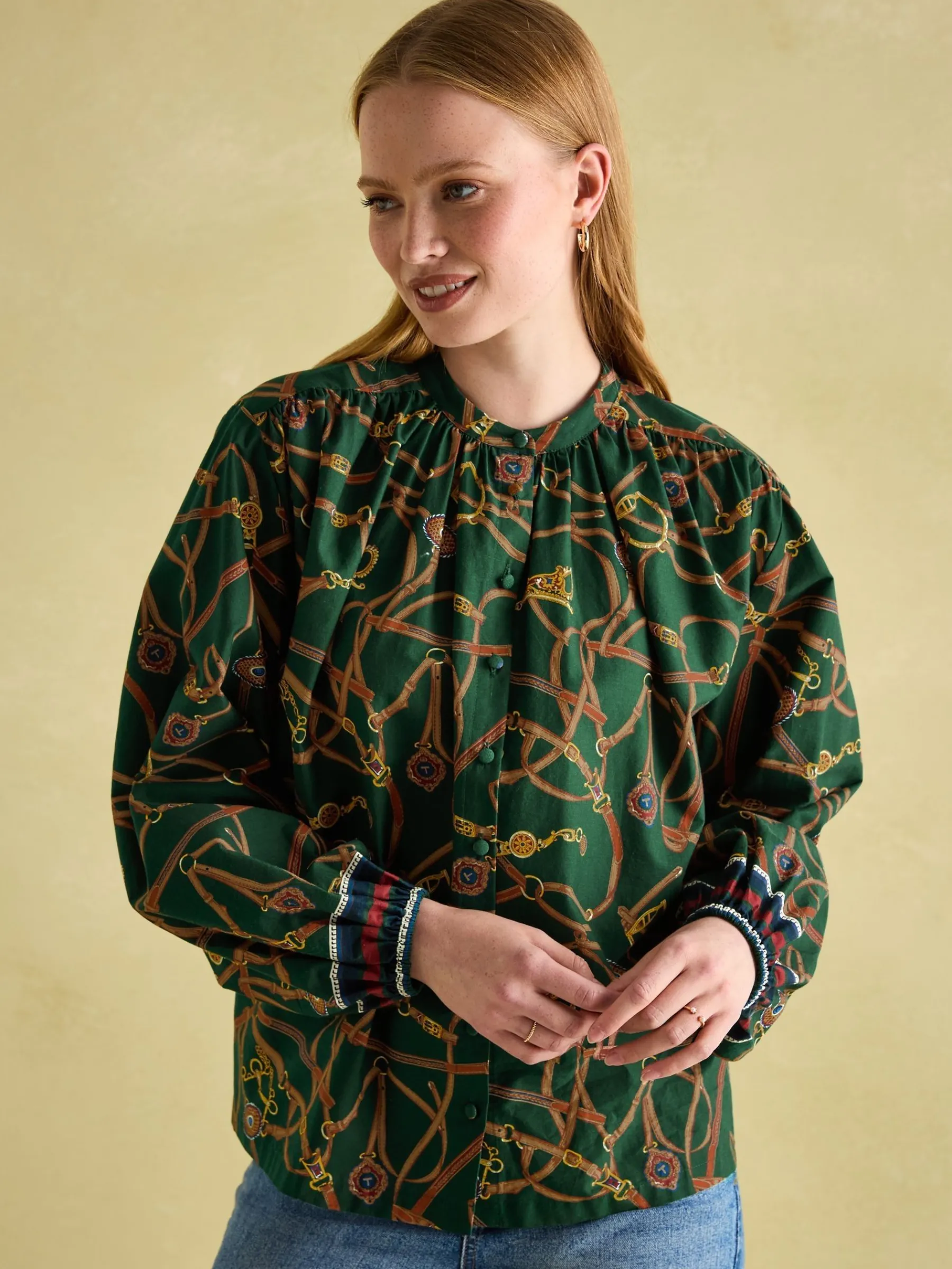 Cecilia Button Down Blouse<Joules Discount