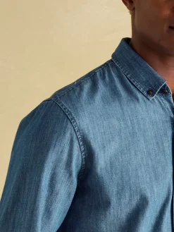 Chambray Classic Fit Shirt<Joules New