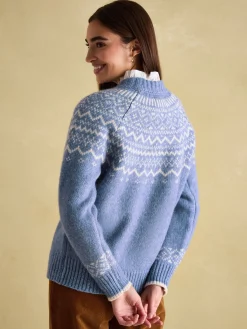 Charlotte Crew Neck Fair Isle Jumper<Joules Outlet