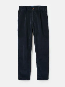 Cord Navy Blue Straight Leg Corduroy Trousers<Joules Hot