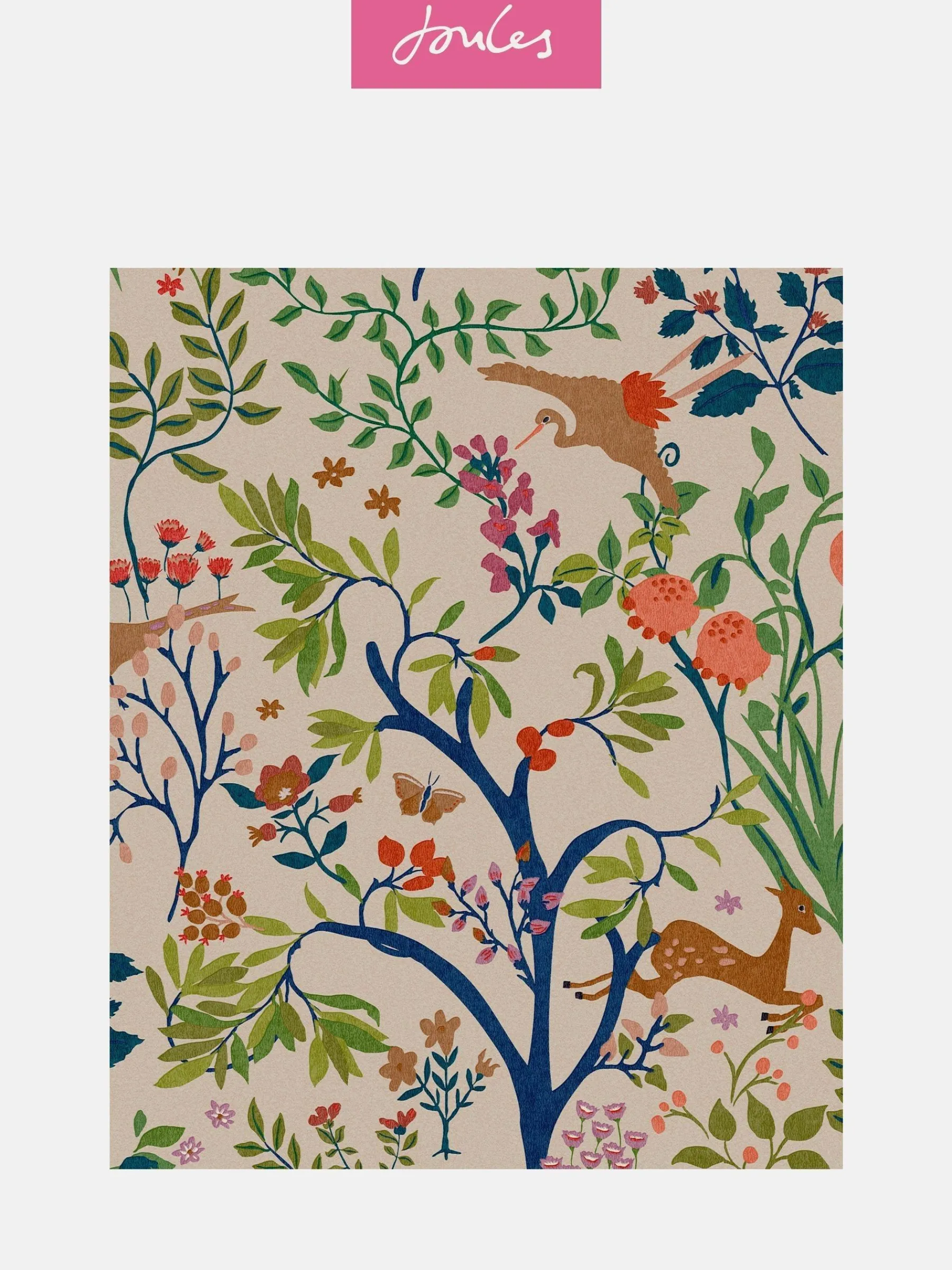 Enchanted Woodland Antique 10M Wallpaper<Joules