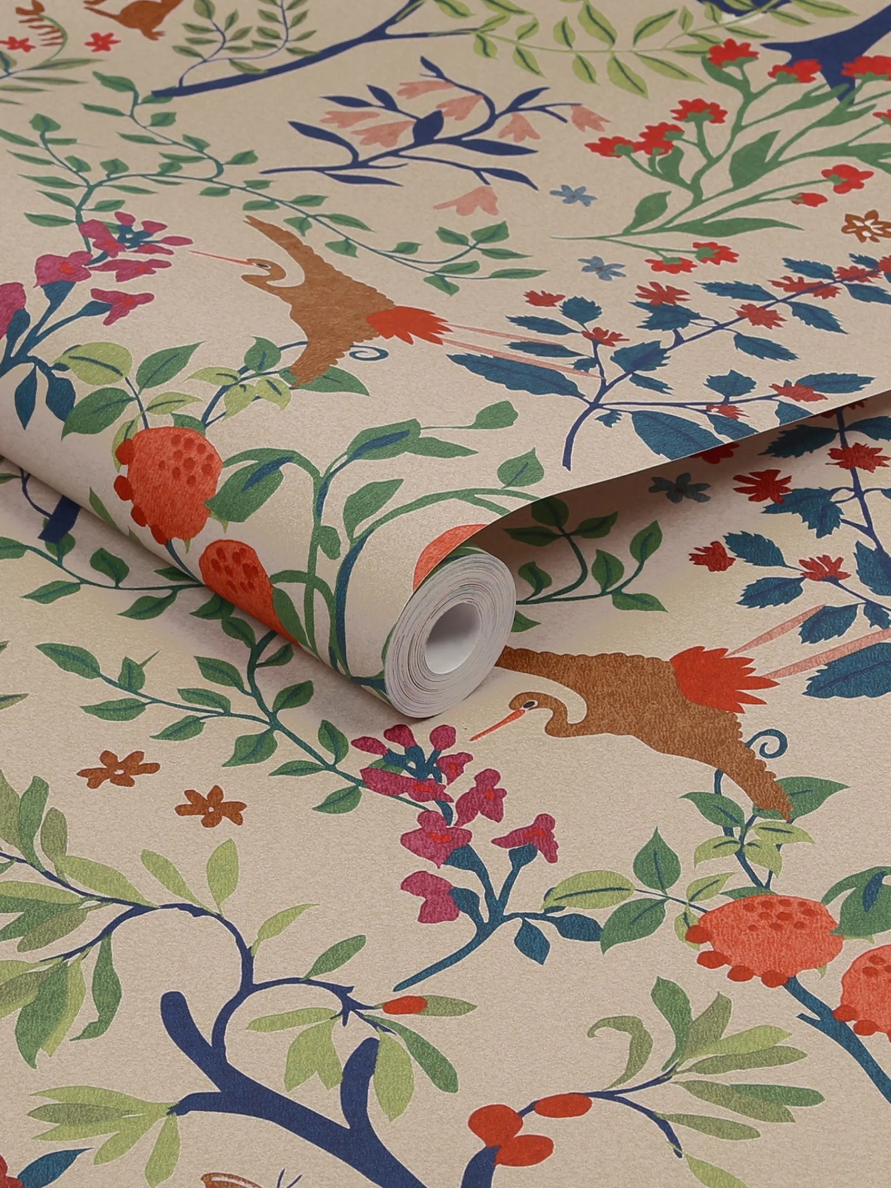 Enchanted Woodland Antique 10M Wallpaper<Joules