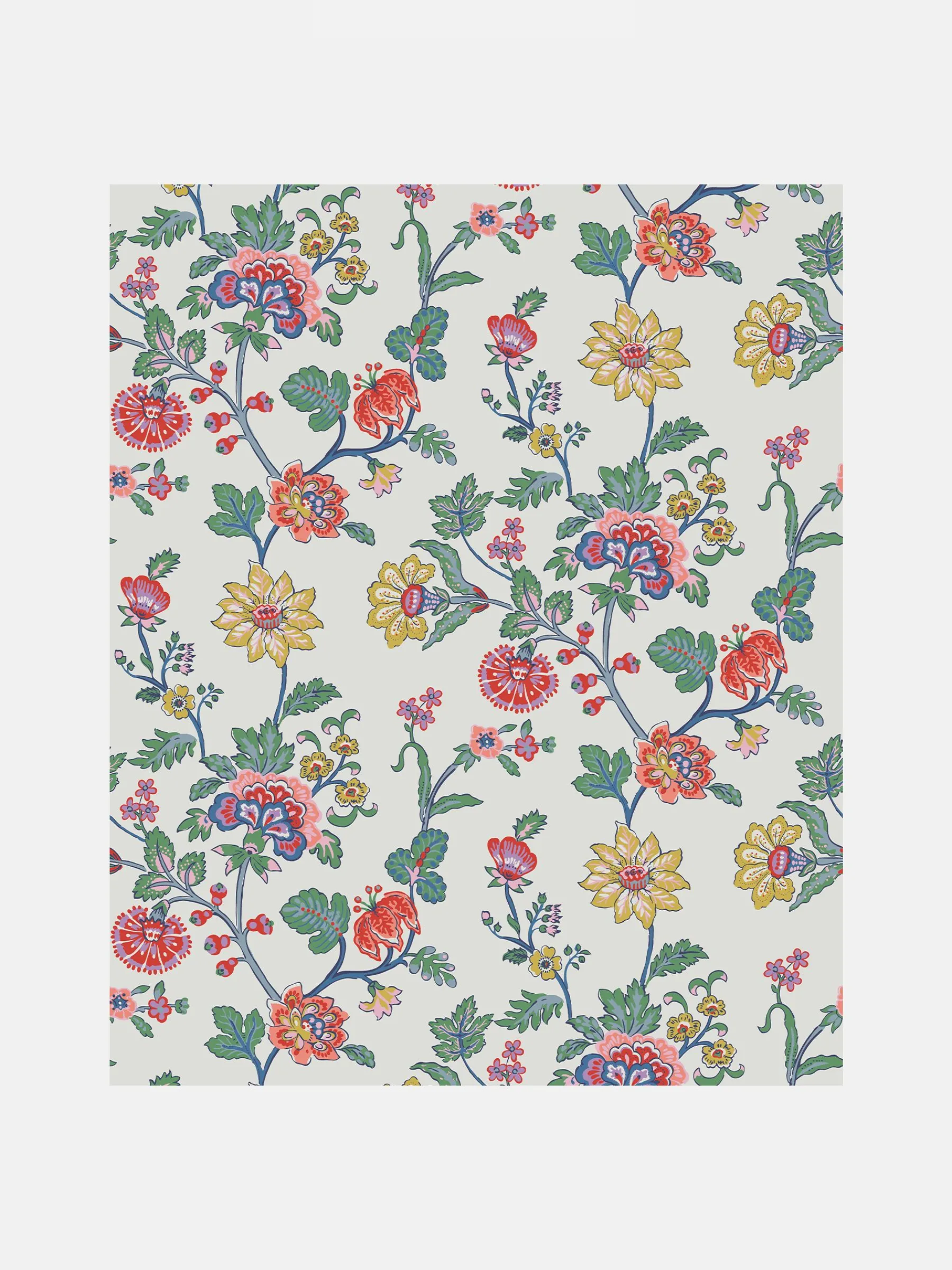 Vine Cottage Floral 10M Wallpaper<Joules Discount