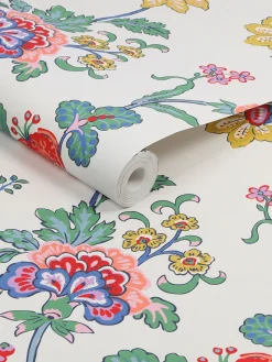 Vine Cottage Floral 10M Wallpaper<Joules Discount