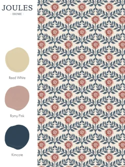 Stately Floral Print 10M Wallpaper<Joules New