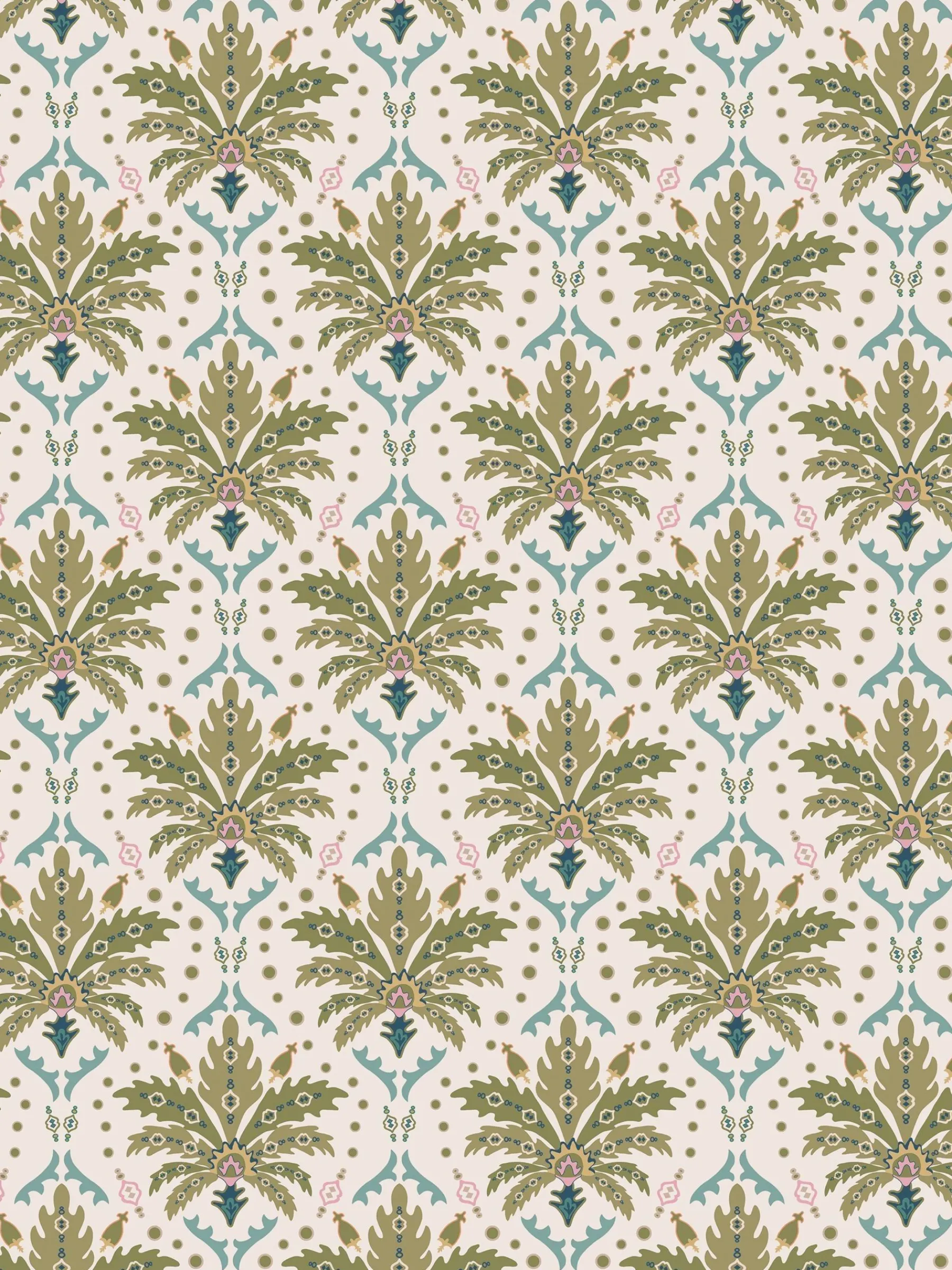 Palm Geo Print 10M Wallpaper<Joules Best