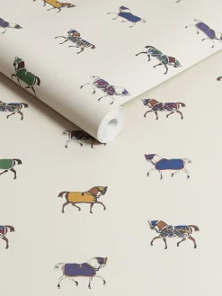 Regal Horse Print 10M Wallpaper<Joules Best