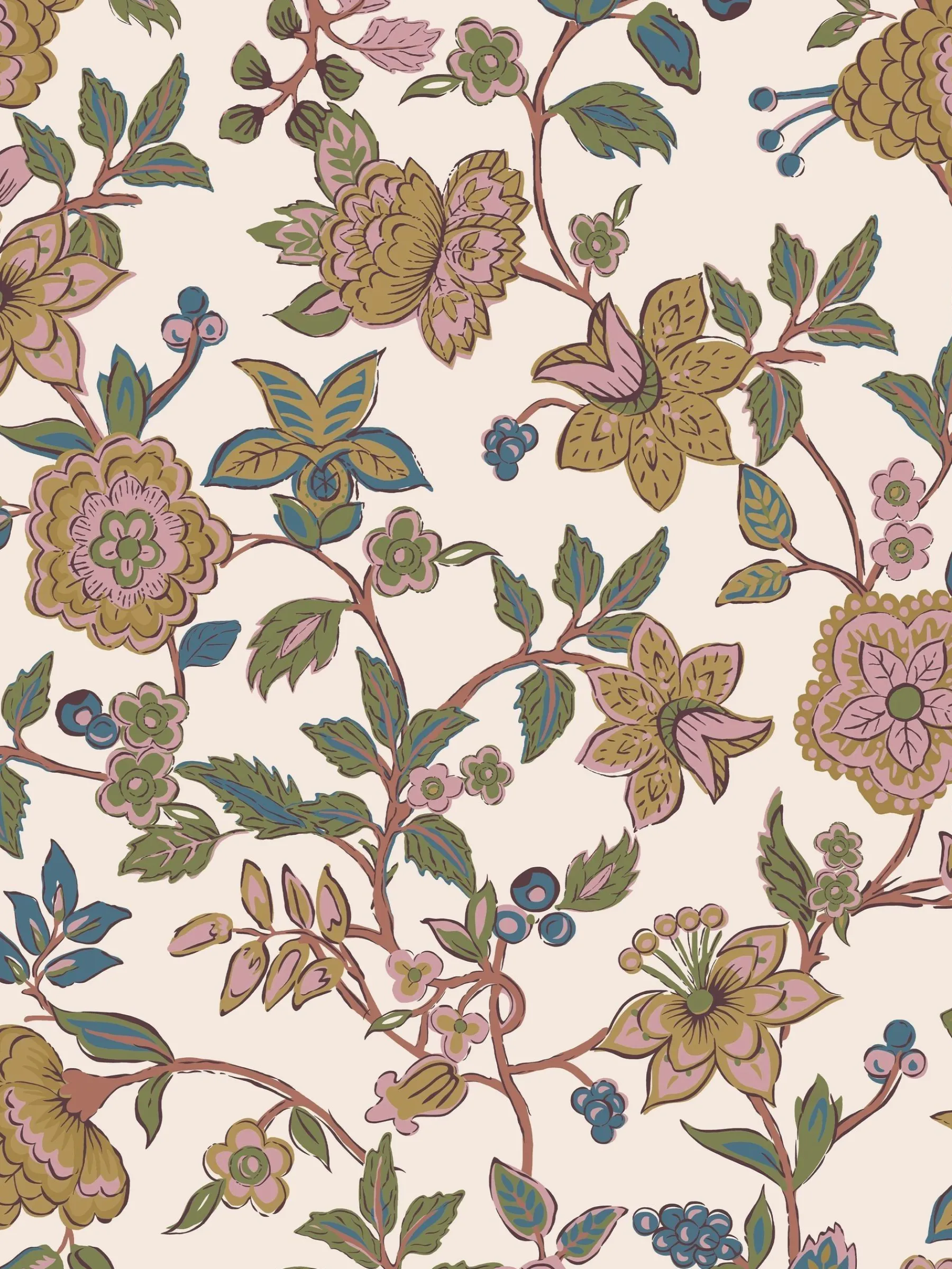 Scot Floral 10M Wallpaper<Joules Sale