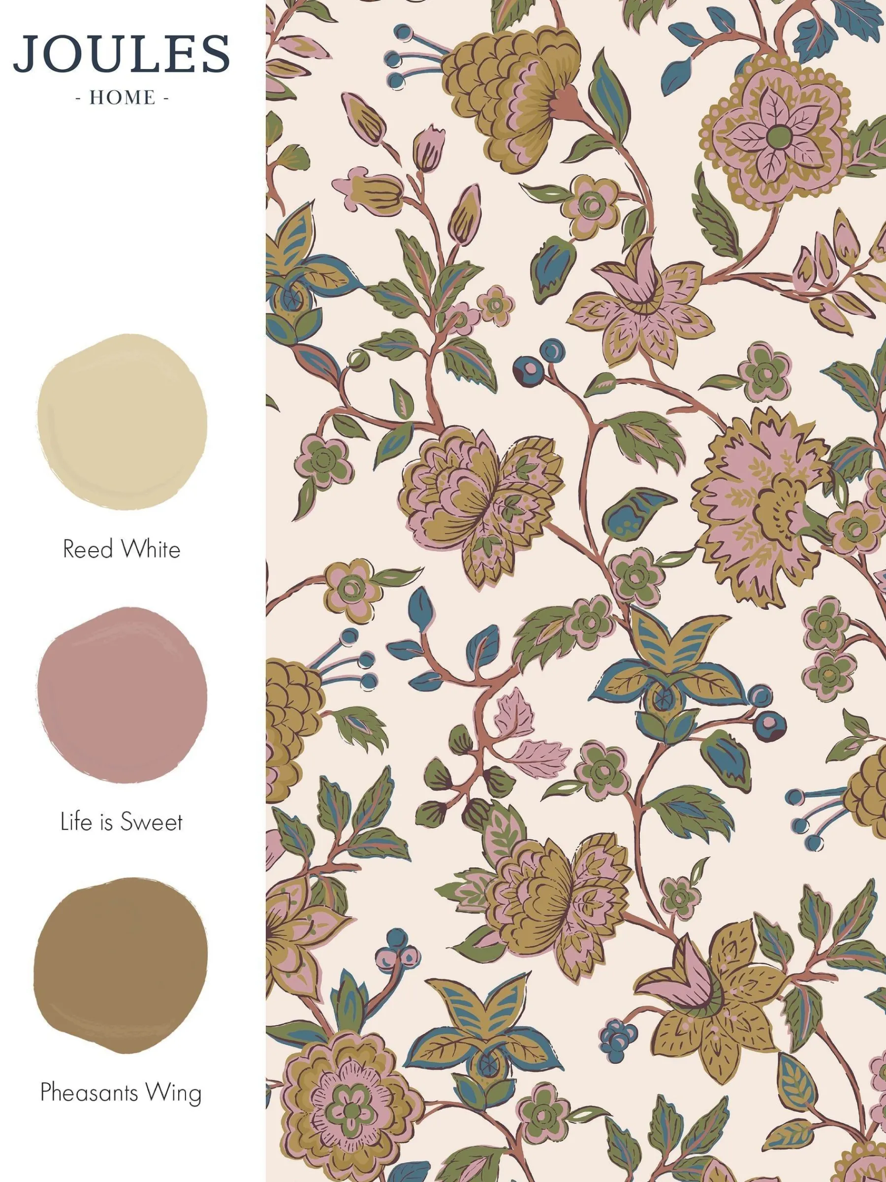 Scot Floral 10M Wallpaper<Joules Sale