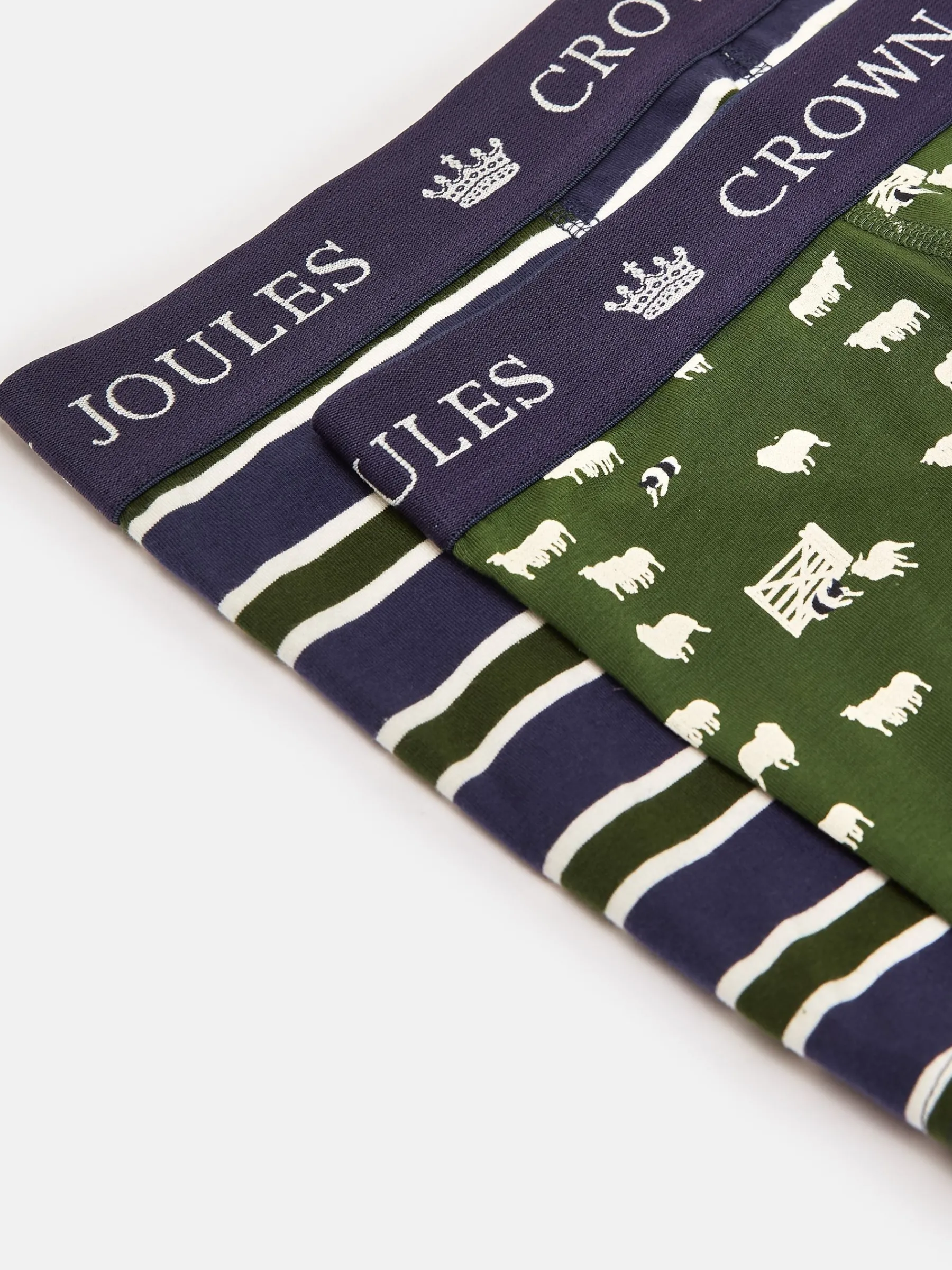 Crown Pack of Two Cotton Boxers<Joules Best