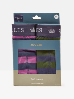 Crown Pack of Two Cotton Boxers<Joules Clearance