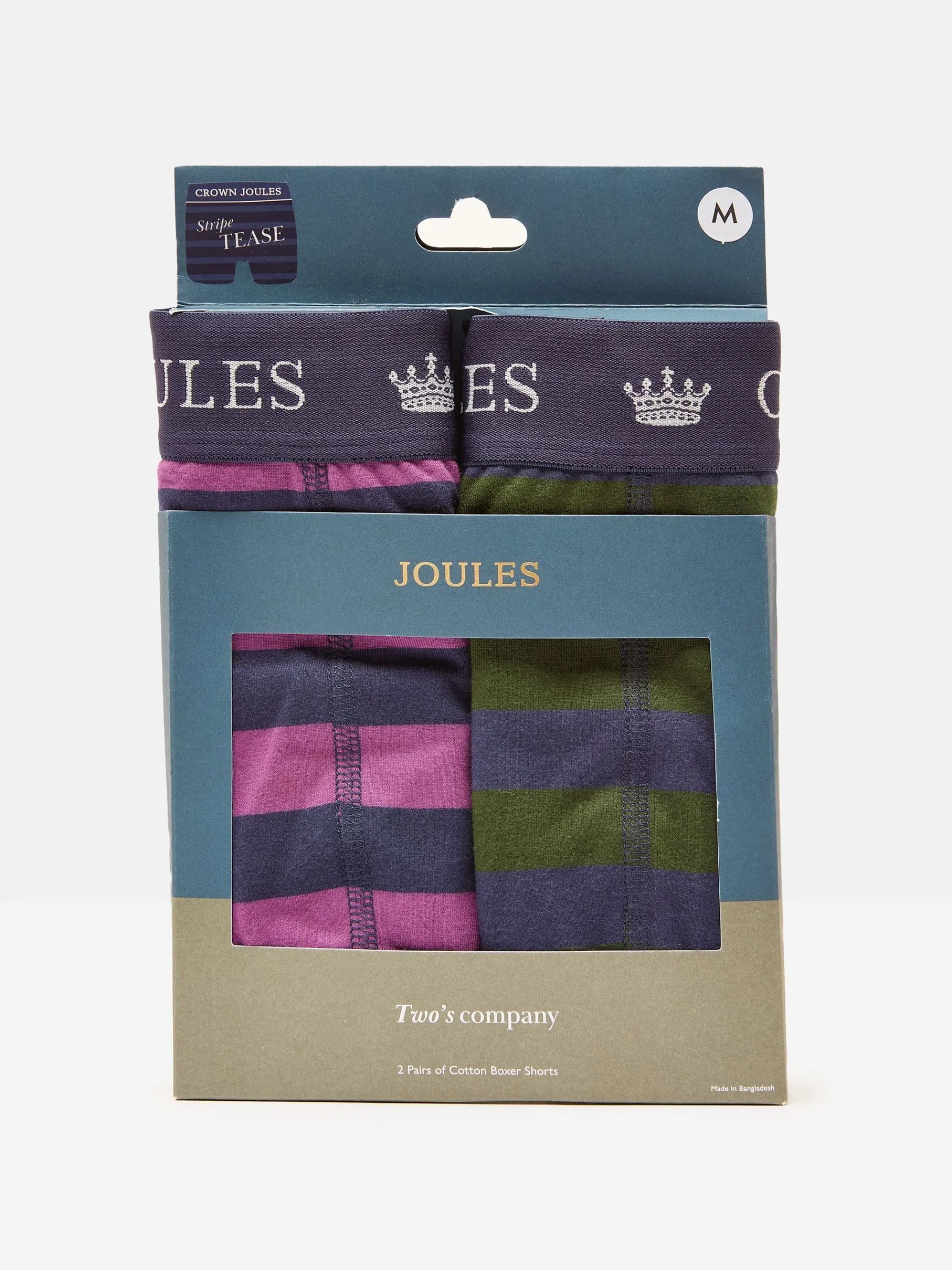 Crown Pack of Two Cotton Boxers<Joules Clearance