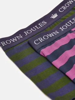 Crown Pack of Two Cotton Boxers<Joules Clearance