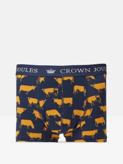 Crown Pack of Two Cotton Boxers<Joules