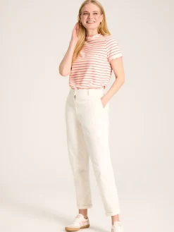 Daisy Short Sleeve Frilled Neck Top<Joules Discount