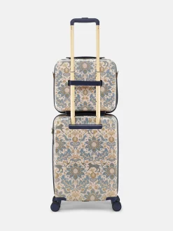 Damask Print Cabin Four Wheel Hard Shell Suitcase<Joules