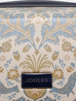 Damask Print Medium Four Wheel Hard Shell Suitcase<Joules Clearance