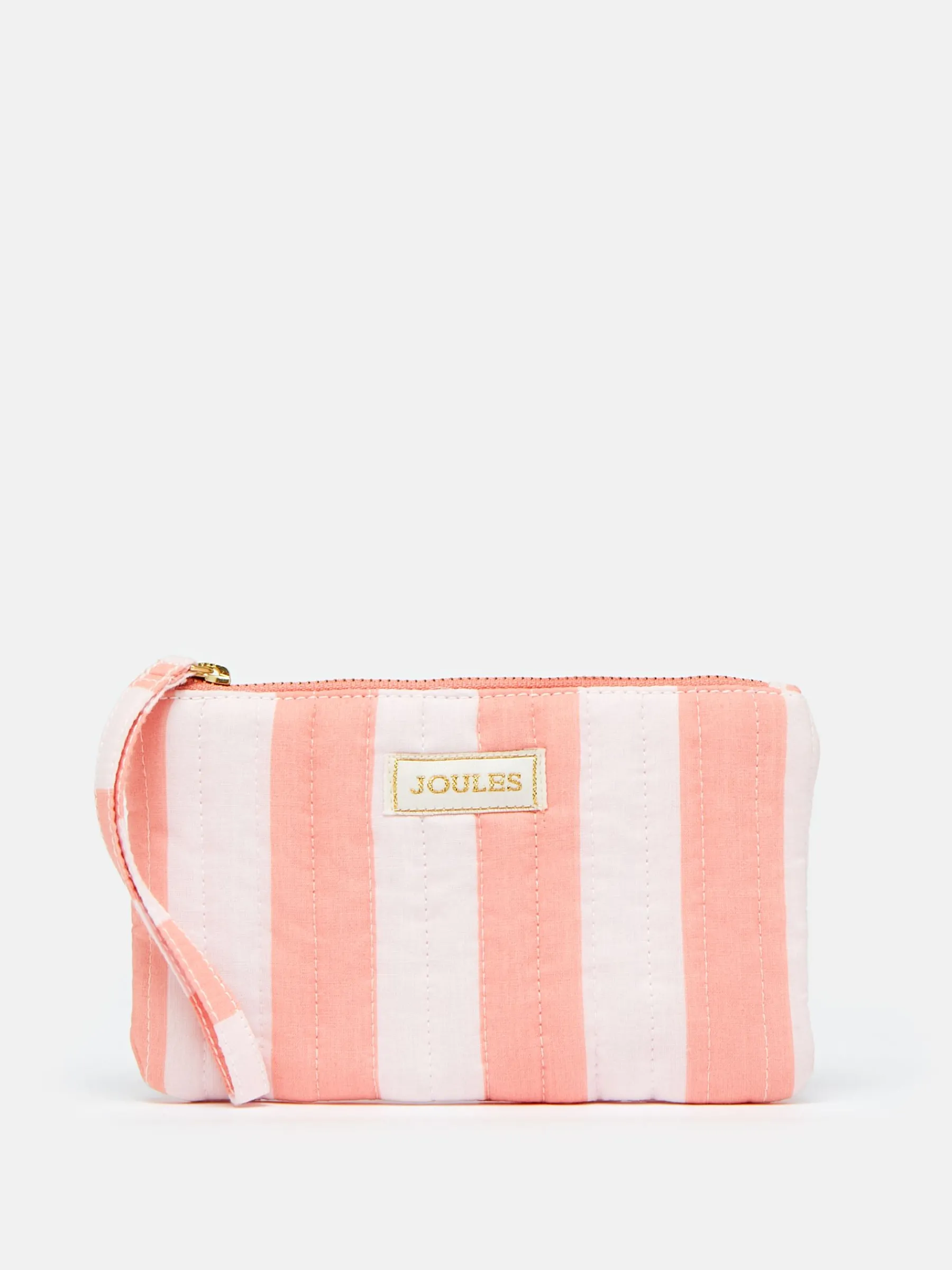Daphne Pink & Orange Striped Wrist Purse<Joules Hot