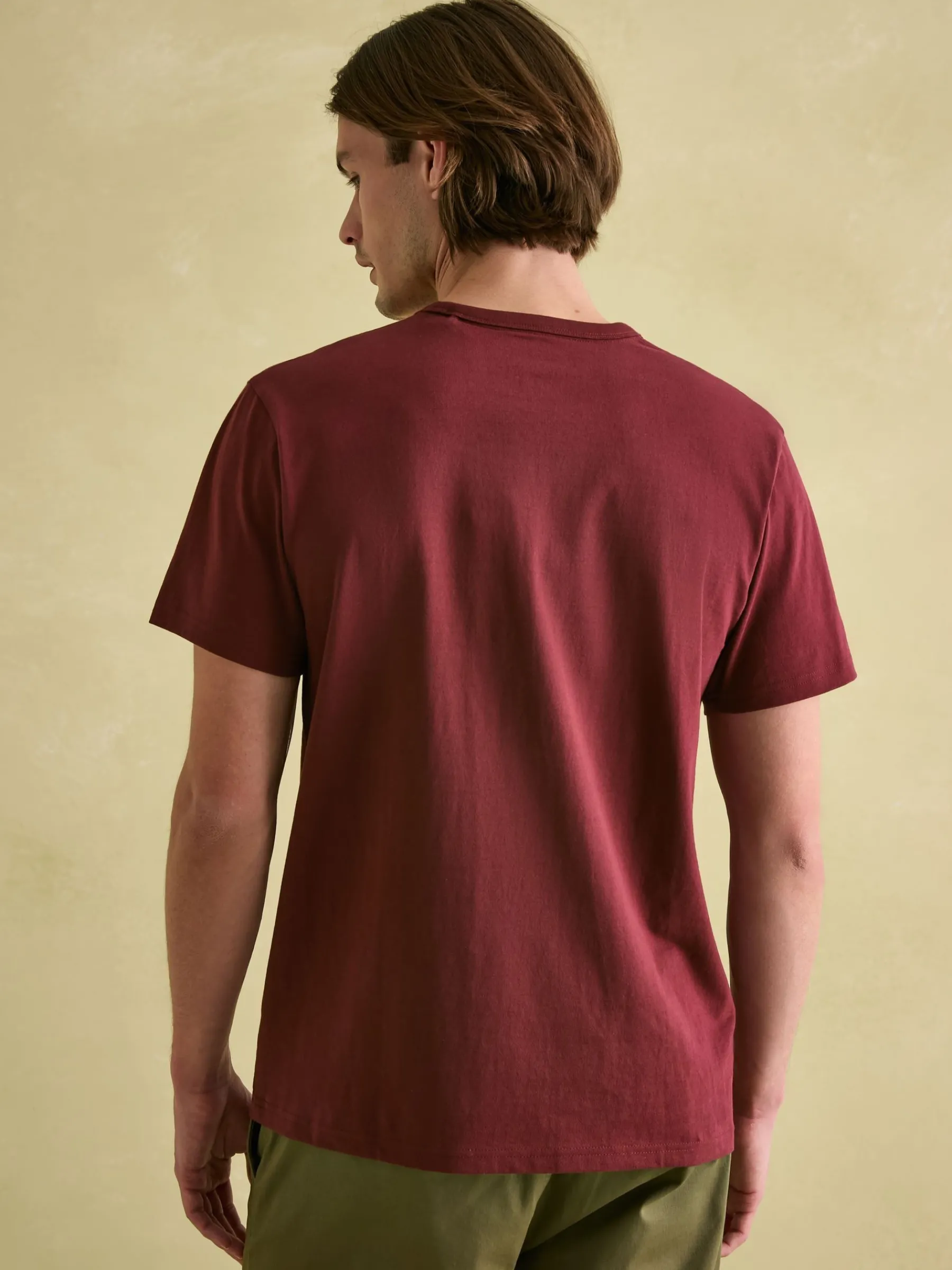 Denton Heavyweight Jersey 100% Cotton Crew Neck T-Shirt<Joules Discount