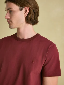 Denton Heavyweight Jersey 100% Cotton Crew Neck T-Shirt<Joules Discount