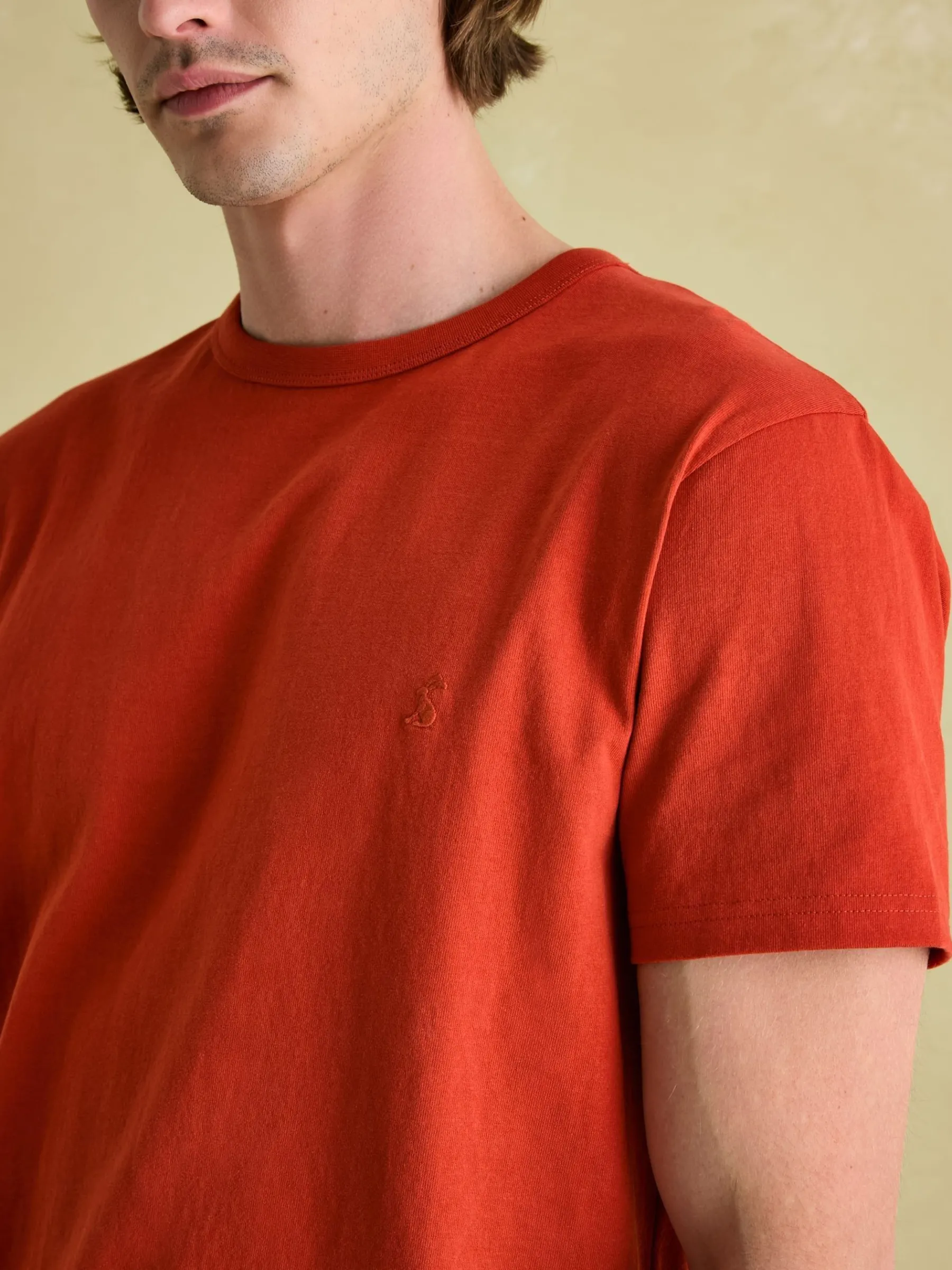 Denton Heavyweight Jersey 100% Cotton Crew Neck T-Shirt<Joules New