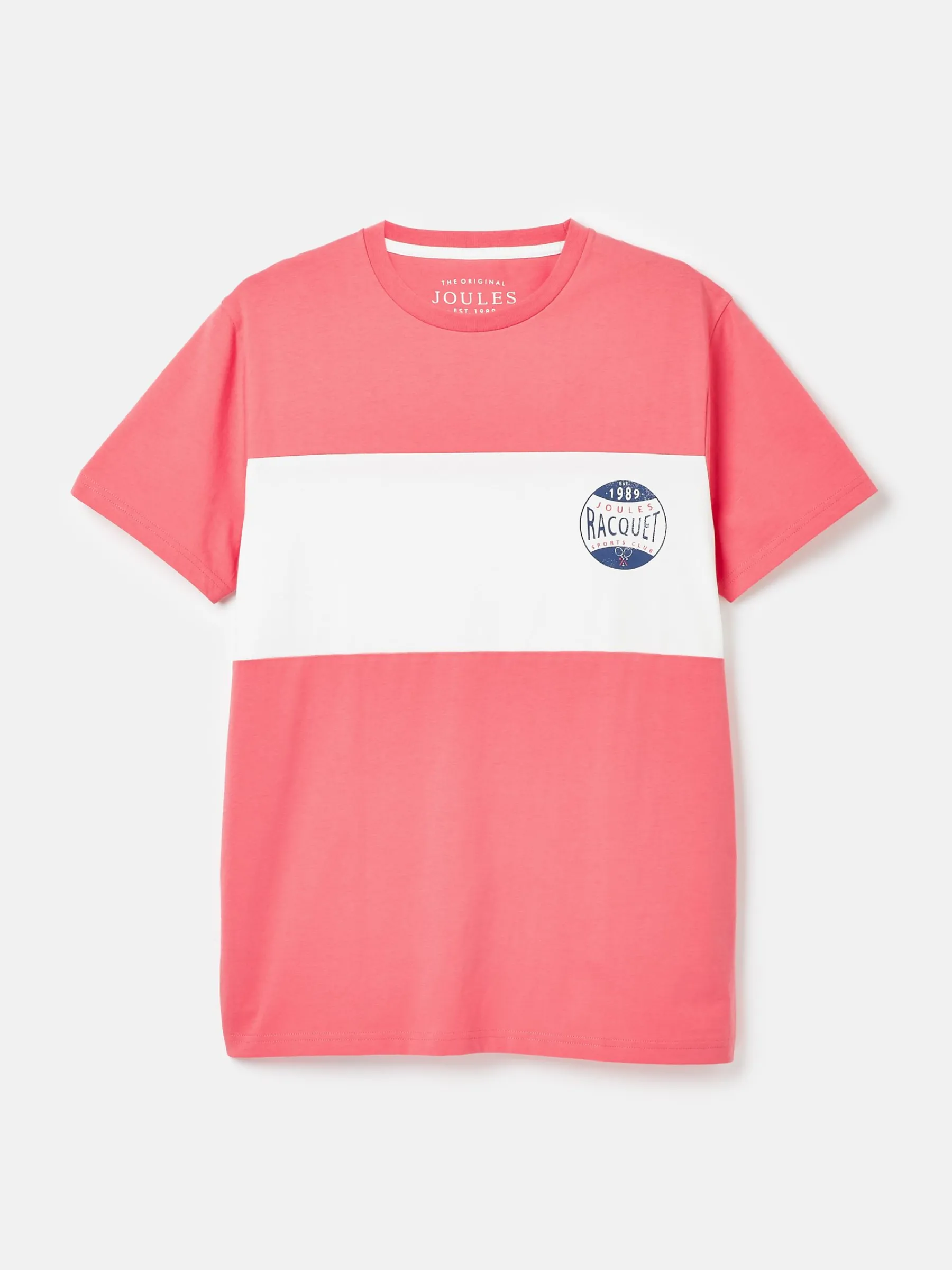 Denton Colourblock Jersey Crew Neck T-Shirt<Joules