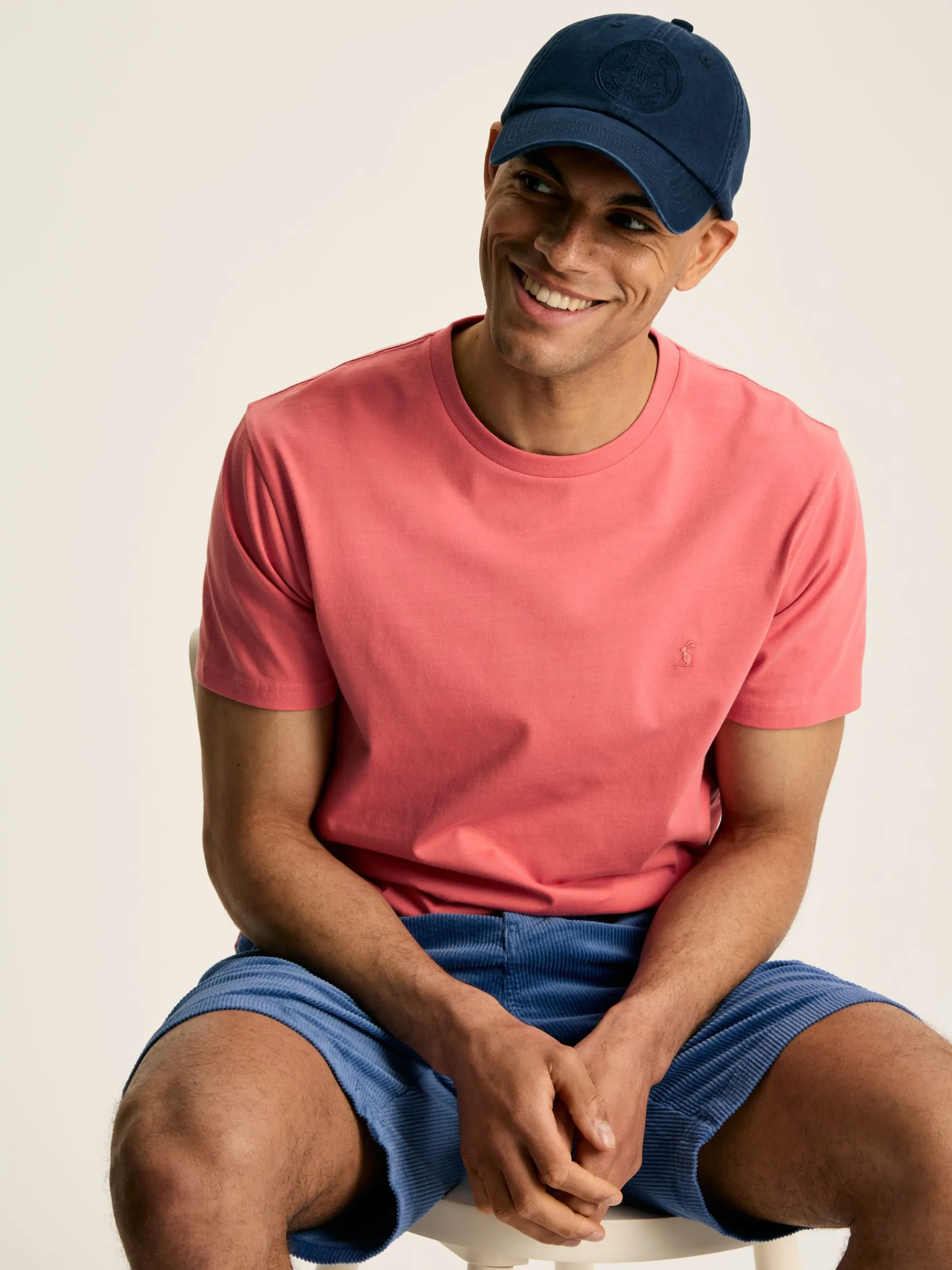 Denton Plain Jersey Crew Neck T-Shirt<Joules Sale