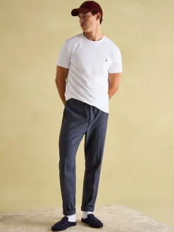 Denton Lightweight Jersey 100% Cotton Crew Neck T-Shirt<Joules