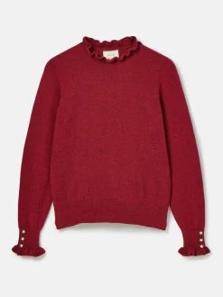 Edith Frill Neck Jumper<Joules Online