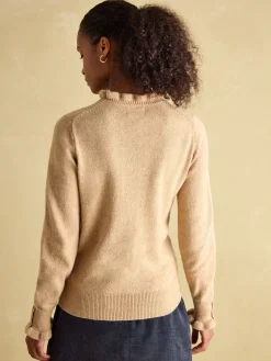Edith Frill Neck Jumper<Joules Discount