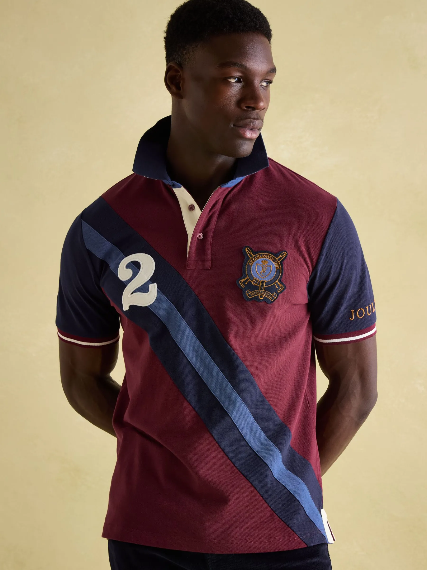 Embellished Classic Fit Polo Shirt<Joules Sale