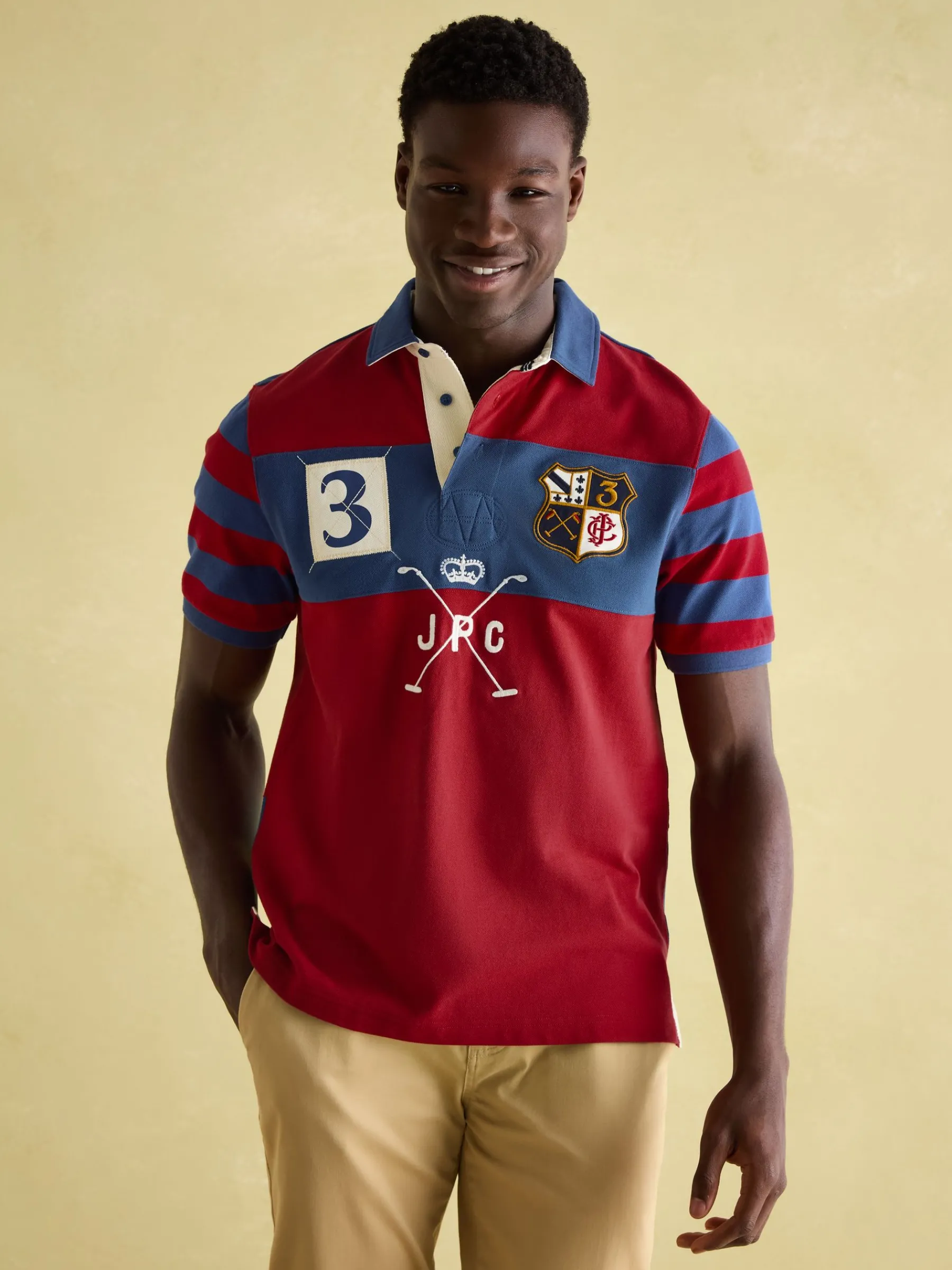 Embellished Classic Fit Polo Shirt<Joules Discount