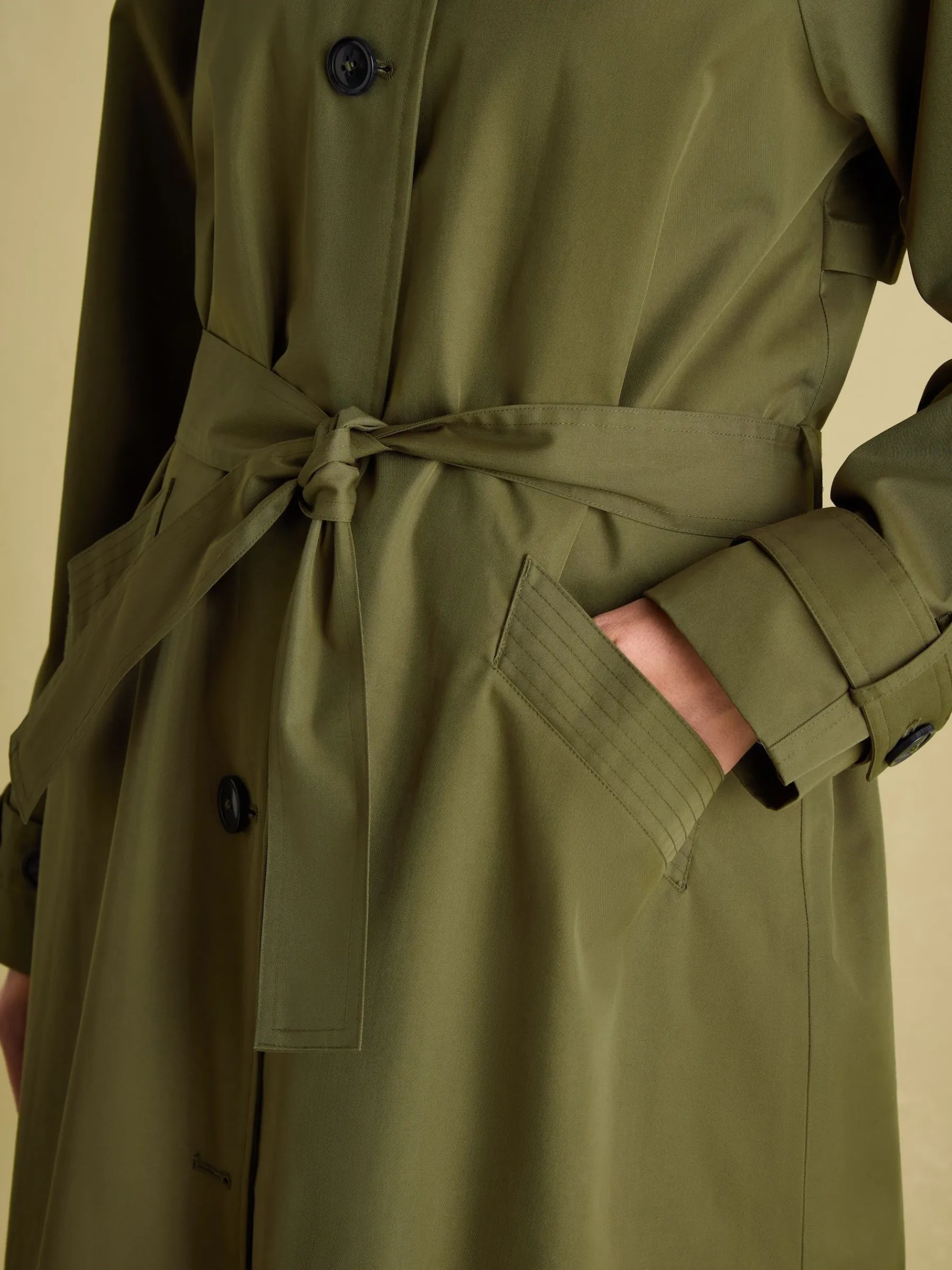 Epwell Waterproof Belted Trench Coat<Joules Best
