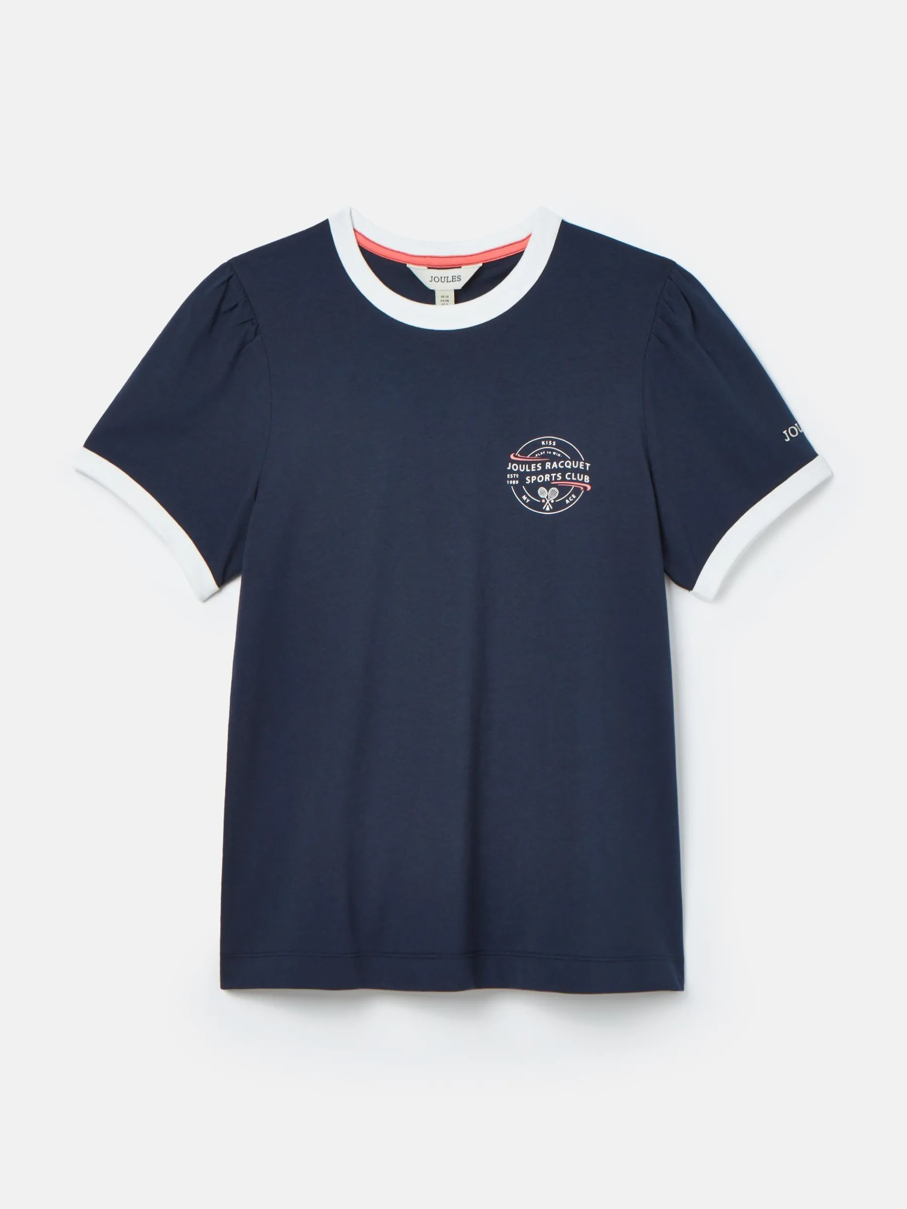 Erin Navy blue Short Sleeve T-Shirt<Joules Discount