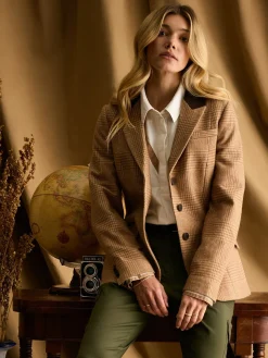 Fayfair Tweed Hacking Jacket<Joules Clearance