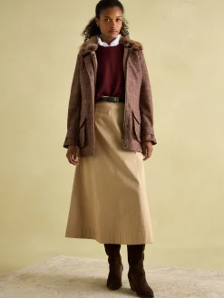 Fieldcoat Luxe Fieldcoat Luxe 3-in-1 Tweed Coat with Removable Quilted Gilet<Joules Sale