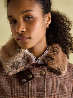 Fieldcoat Luxe Fieldcoat Luxe 3-in-1 Tweed Coat with Removable Quilted Gilet<Joules Sale