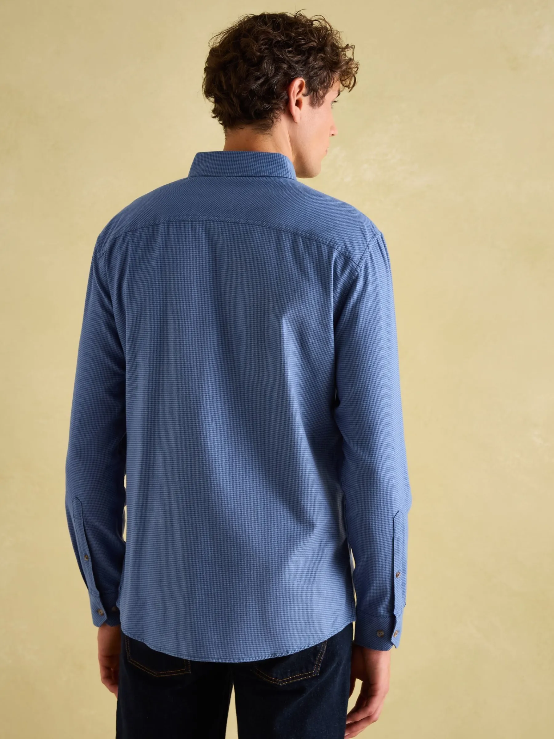 Fletcher Houndstooth Classic Shirt<Joules Clearance