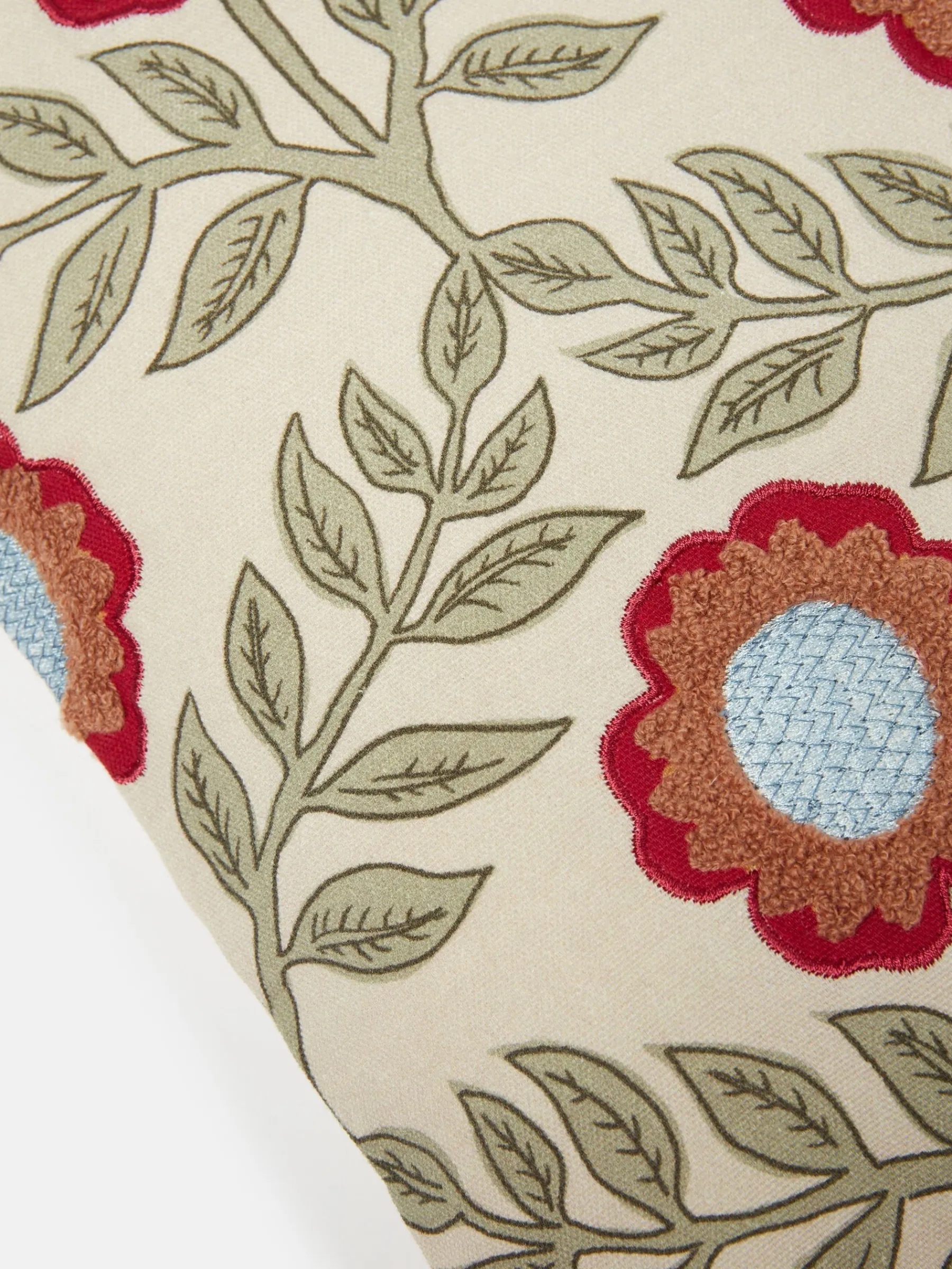 Floral Trellis 100% Cotton Cushion<Joules New